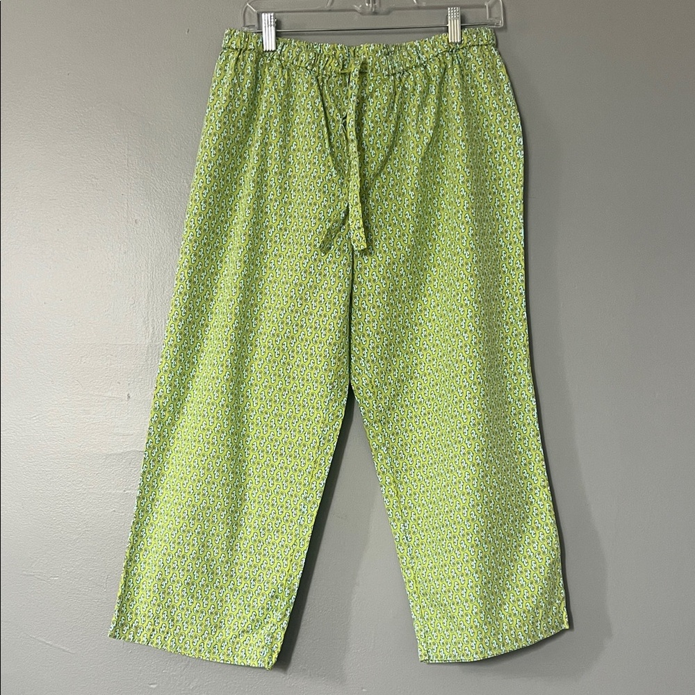 Vineyard Vines Light Green Patterned Pajama Pants